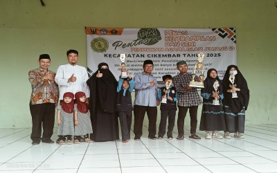 SD IT Ar Raayah Raih 4 Medali Emas di Pentas PAI Kecamatan Cikembar 2025